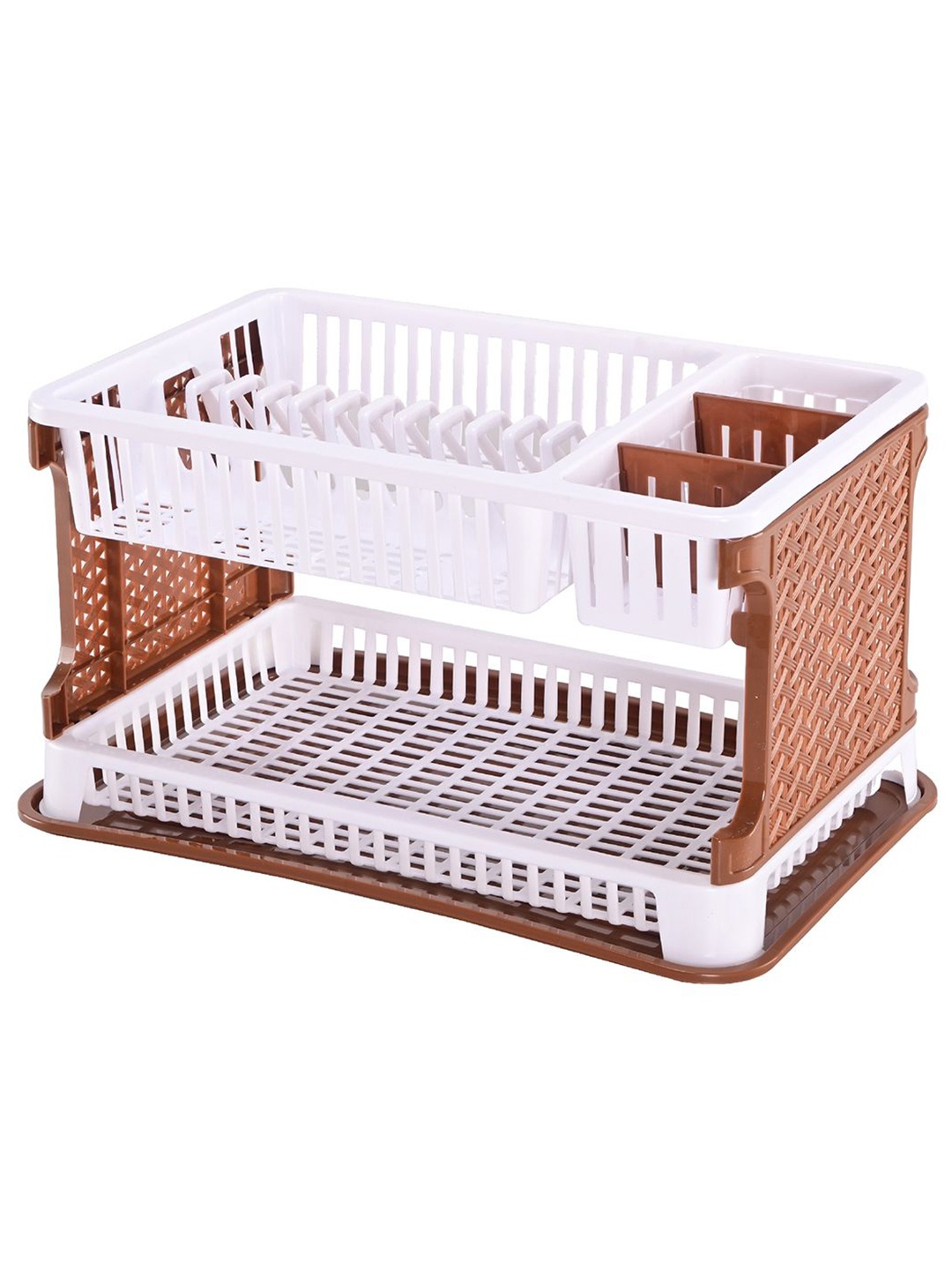 

Kuber Industries Unisex Brown Dish rack