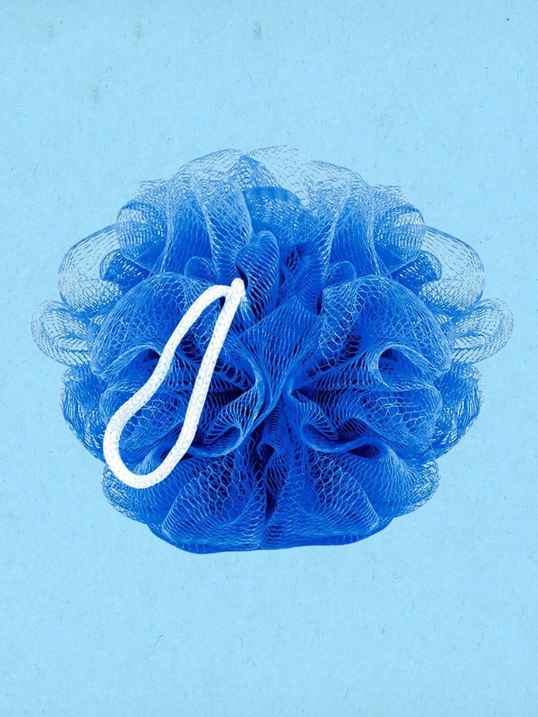 

basicare Bath Sponge Loofah With Ribbon- Blue