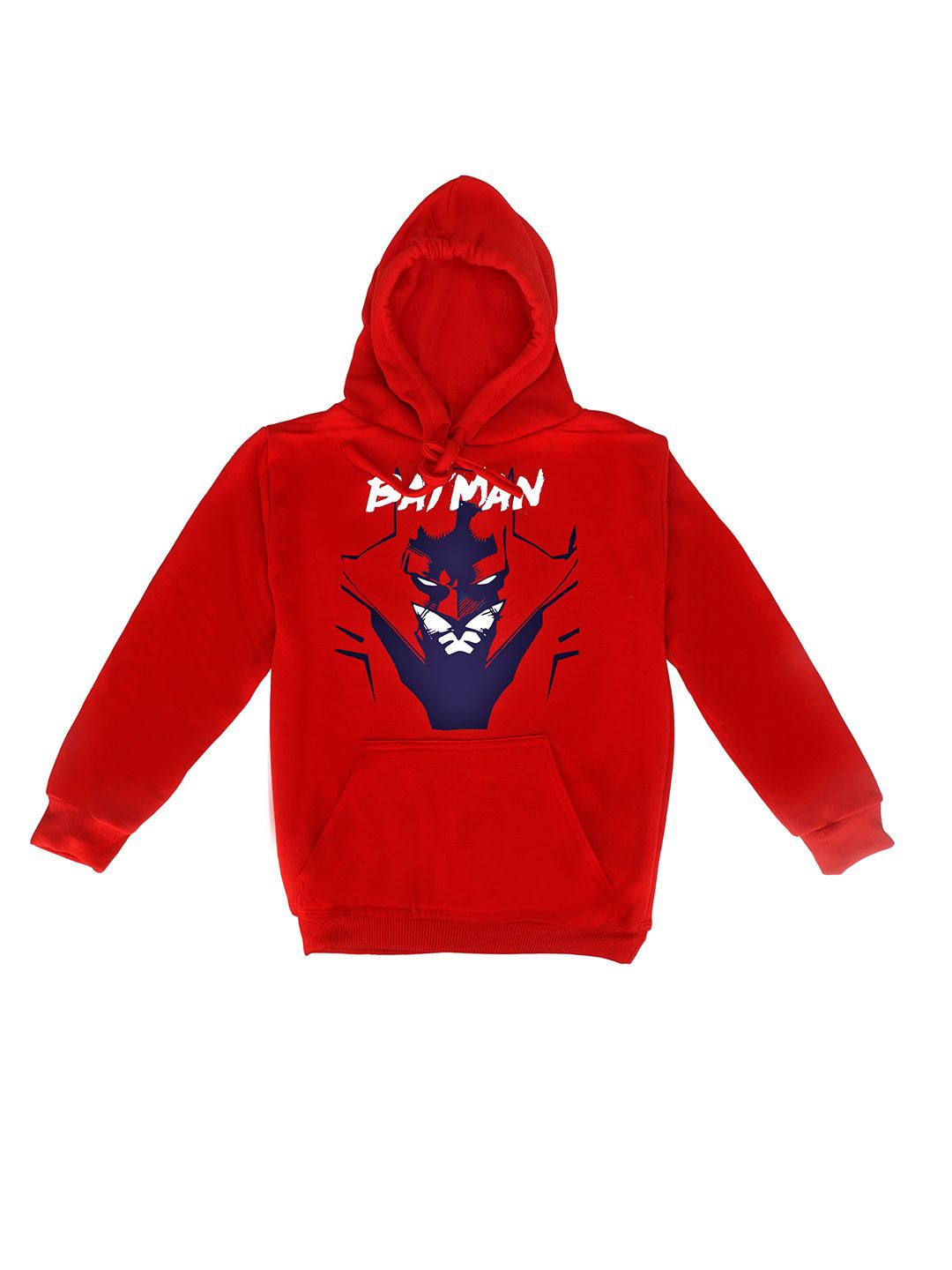 

Fabvio Plus Kids Printed Hooded Sweatshirt, Red