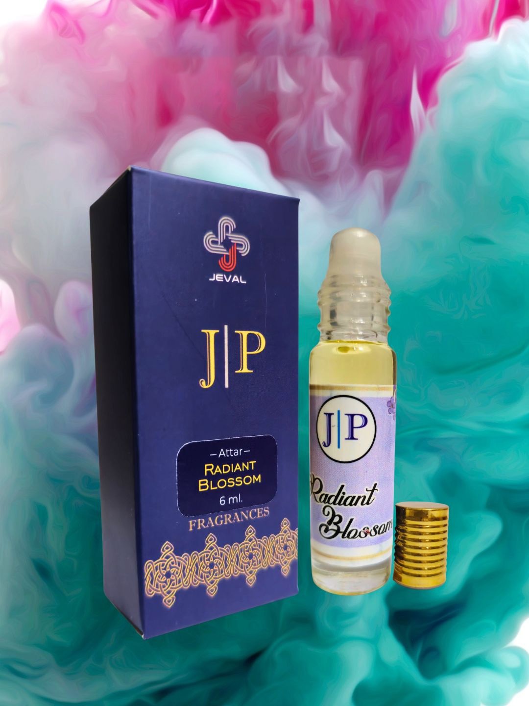 

Jeval Radiant Blossom Alcohol Free Long Lasting Attar 6 ml, Transparent