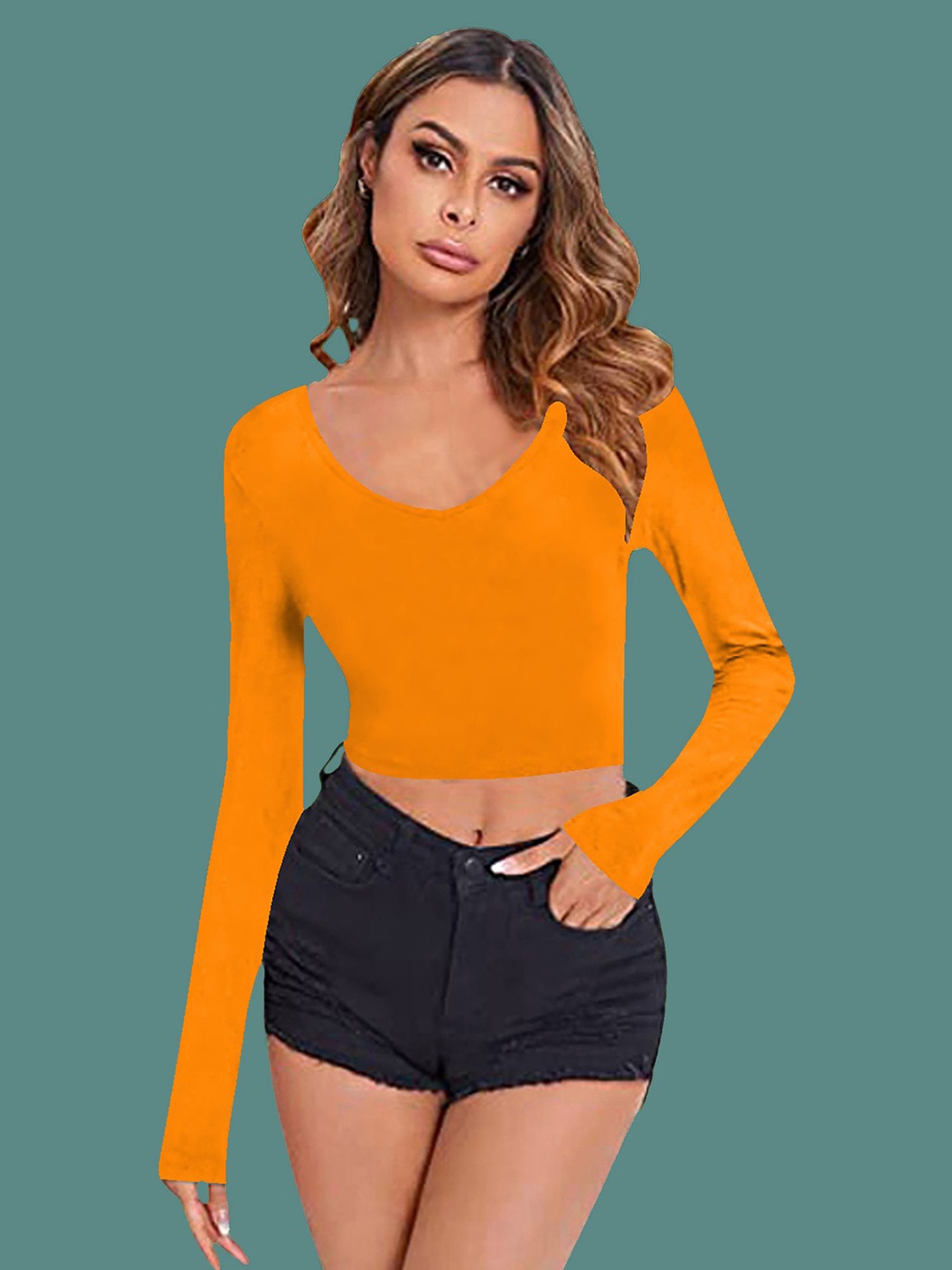 

Dream Beauty Fashion Crop Top, Yellow