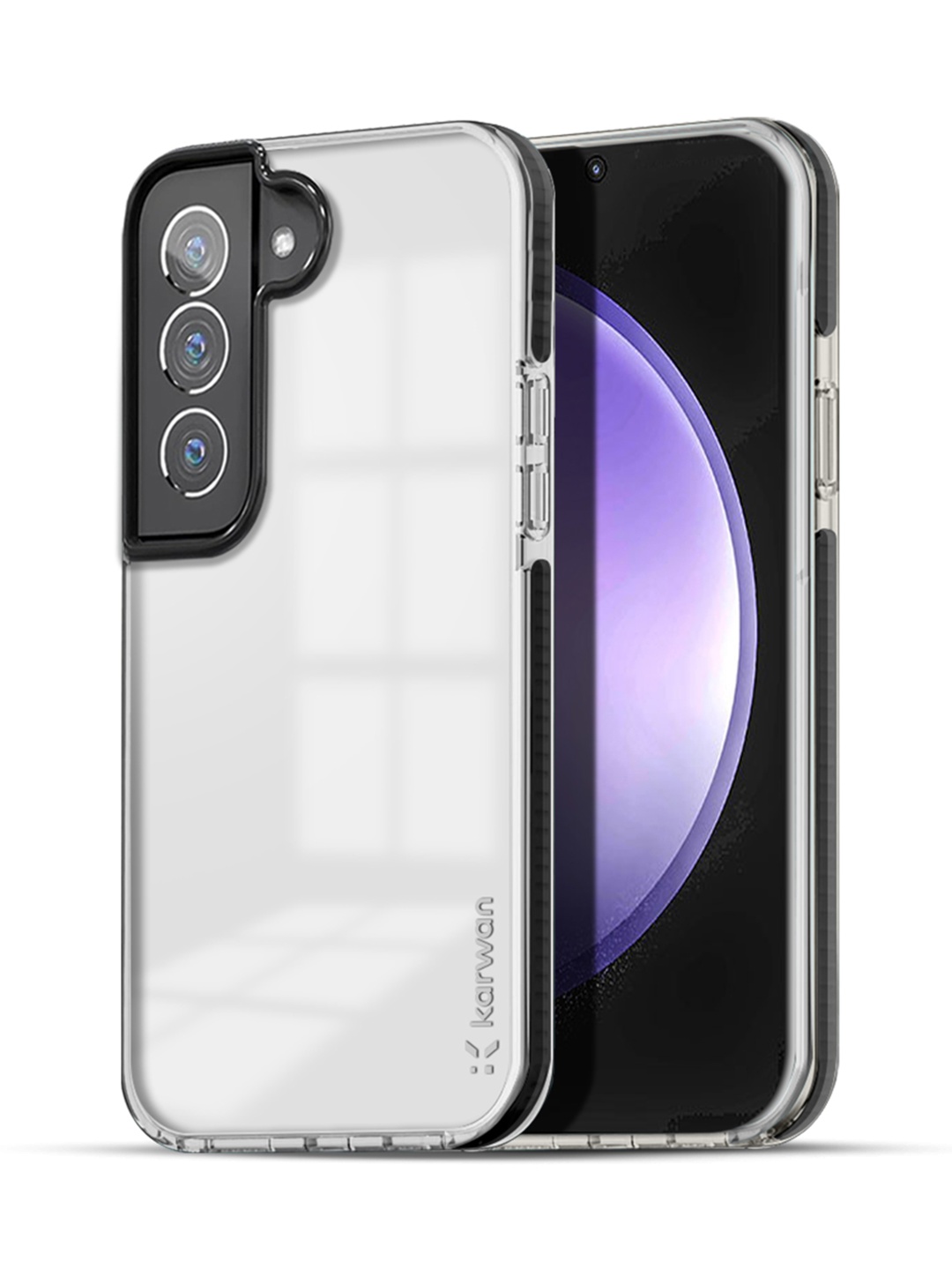 

Karwan Solid Samsung Galaxy S22 Back Case, Transparent