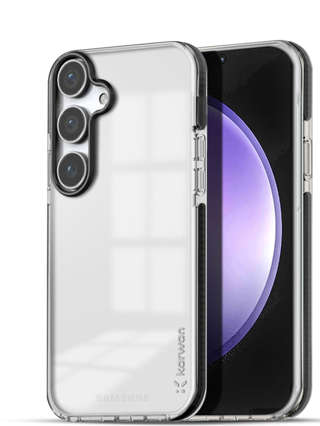 

Karwan Solid Printed Back Case Mobile Accessories, Transparent