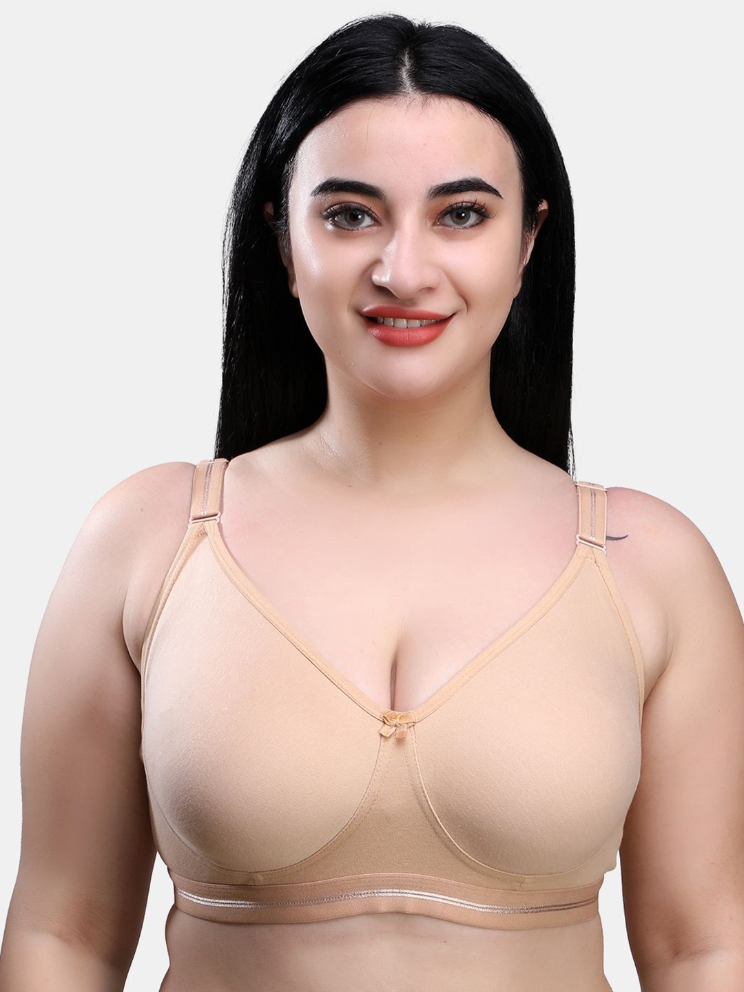 

SKDREAMS Women Full Coverage Bra, Nude