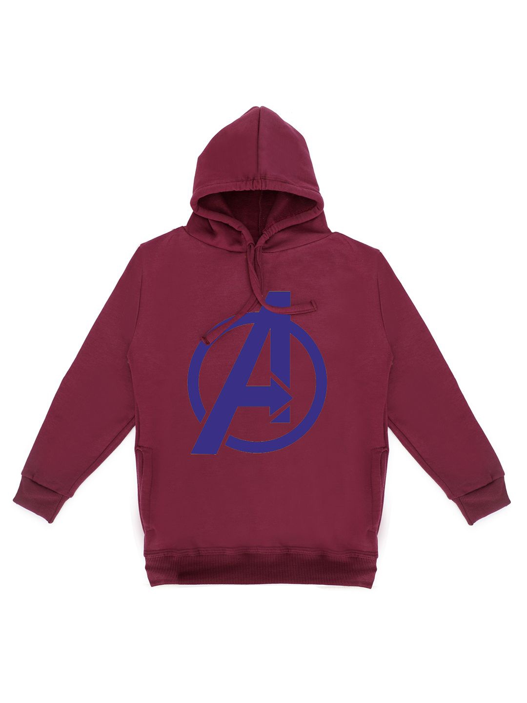 

Fabvio Plus Kids Printed Hooded Sweatshirt, Purple