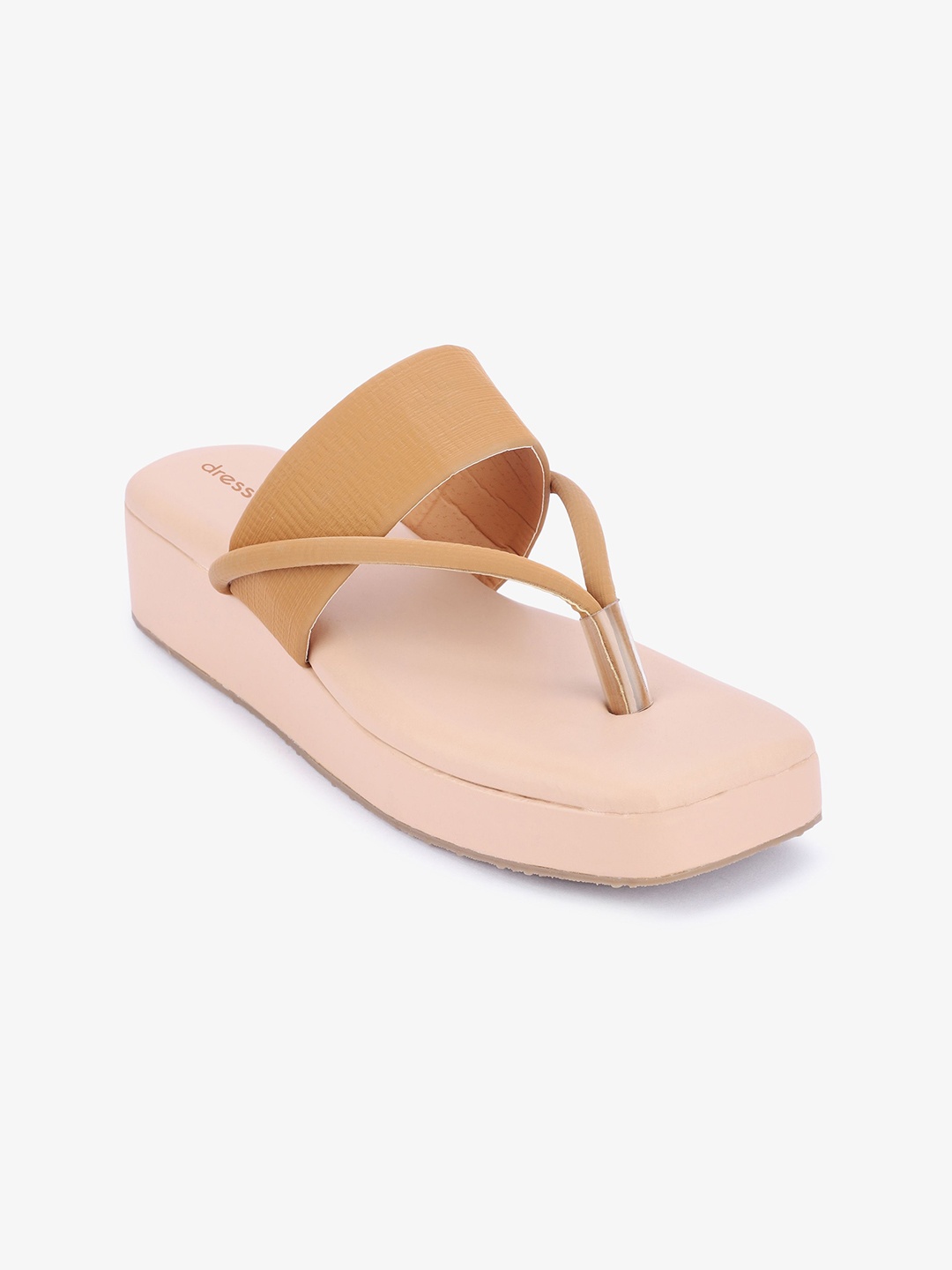 

DressBerry Women Open Toe Heels, Tan