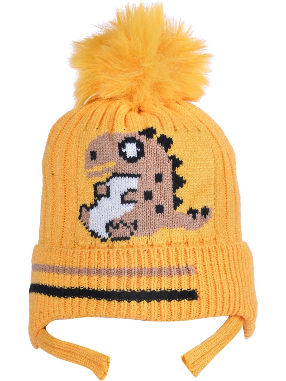 

SHOP FRENZY Kids Woollen Beanie, Yellow