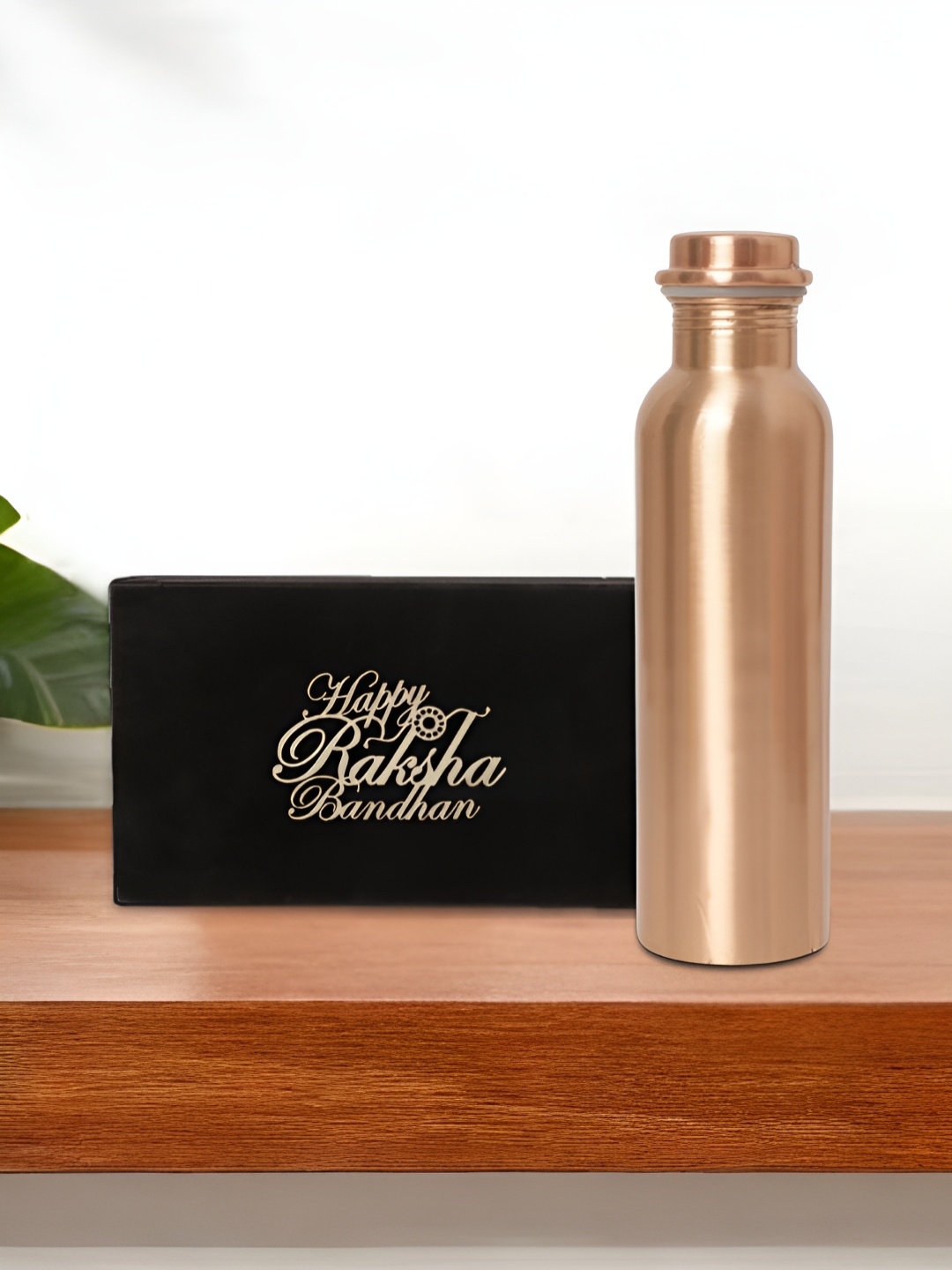 

INTERNATIONAL GIFT Pure Copper Water Bottle With Velvet Box & Bag - 950ml