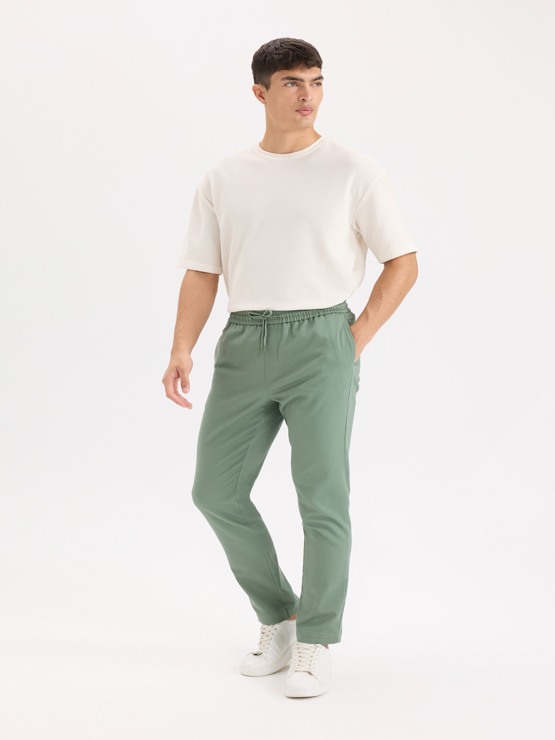 

DeFacto Men Chinos Trousers, Green