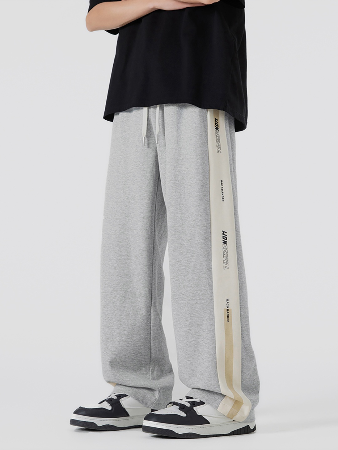 

StyleCast x Revolte Men Easy Wash Pleated Trousers, Grey