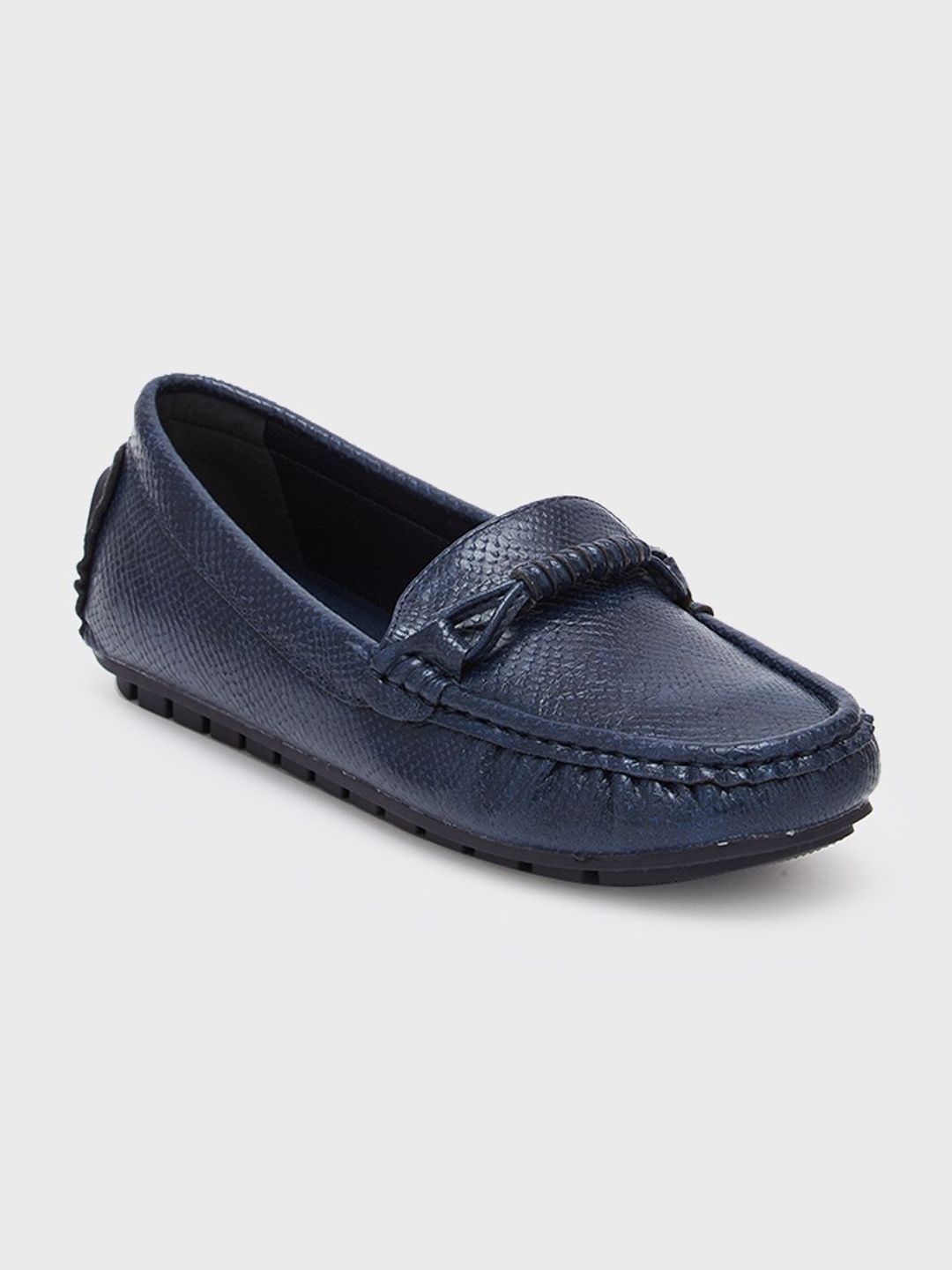 

Sole To Soul Women Textured Lightweight Loafers, Blue