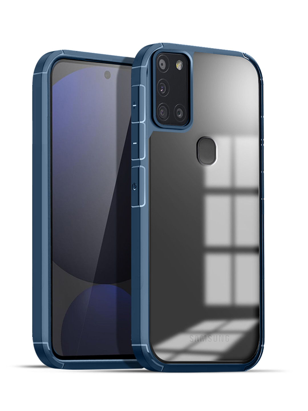 

Karwan Solid Samsung Galaxy M31 Shockproof Bumper Back Case, Blue