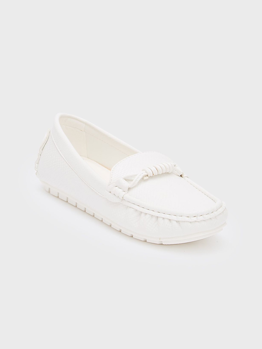 

Sole To Soul Women Perforations Loafers, White