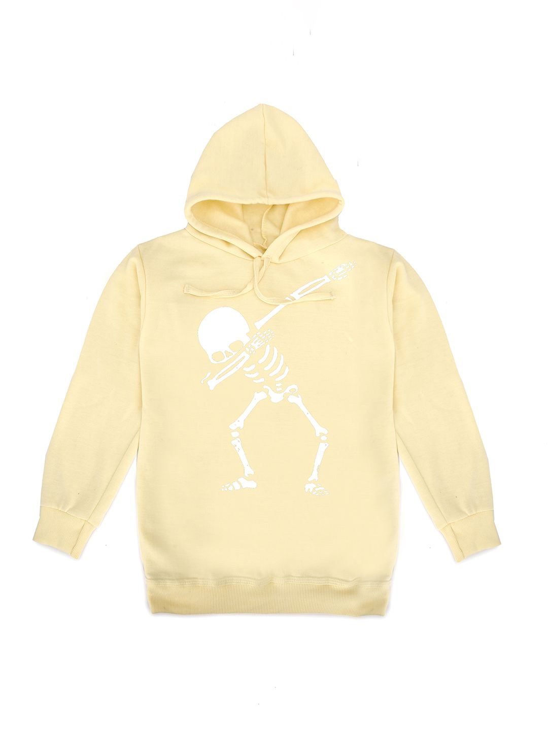 

Fabvio Plus Kids Printed Hooded Sweatshirt, Yellow