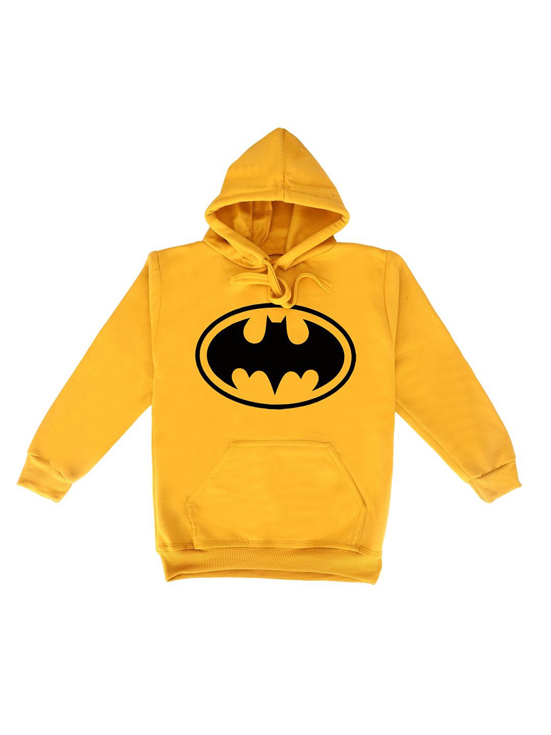 

Fabvio Plus Kids Printed Hooded Sweatshirt, Yellow