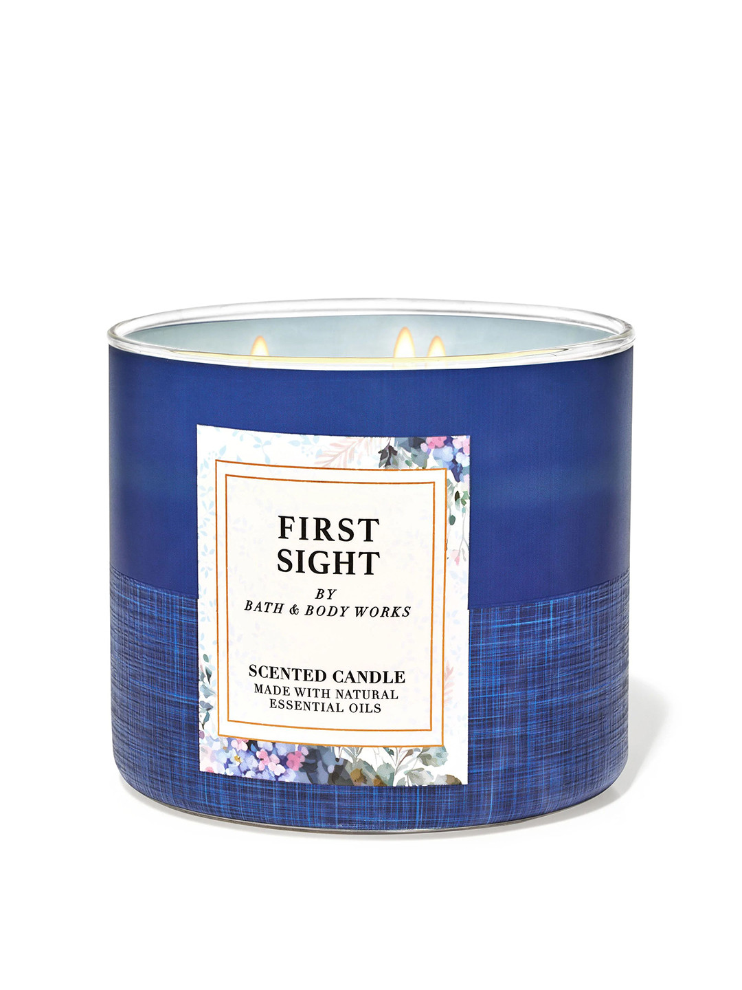 

Bath & Body Works First Sight 3-Wick Candle - 411g, Blue