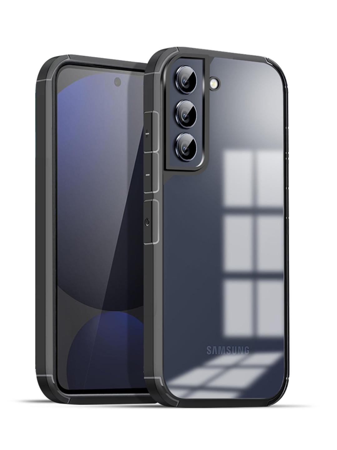 

Karwan Solid Samsung Galaxy S22 Impact Resistant Back Case, Transparent
