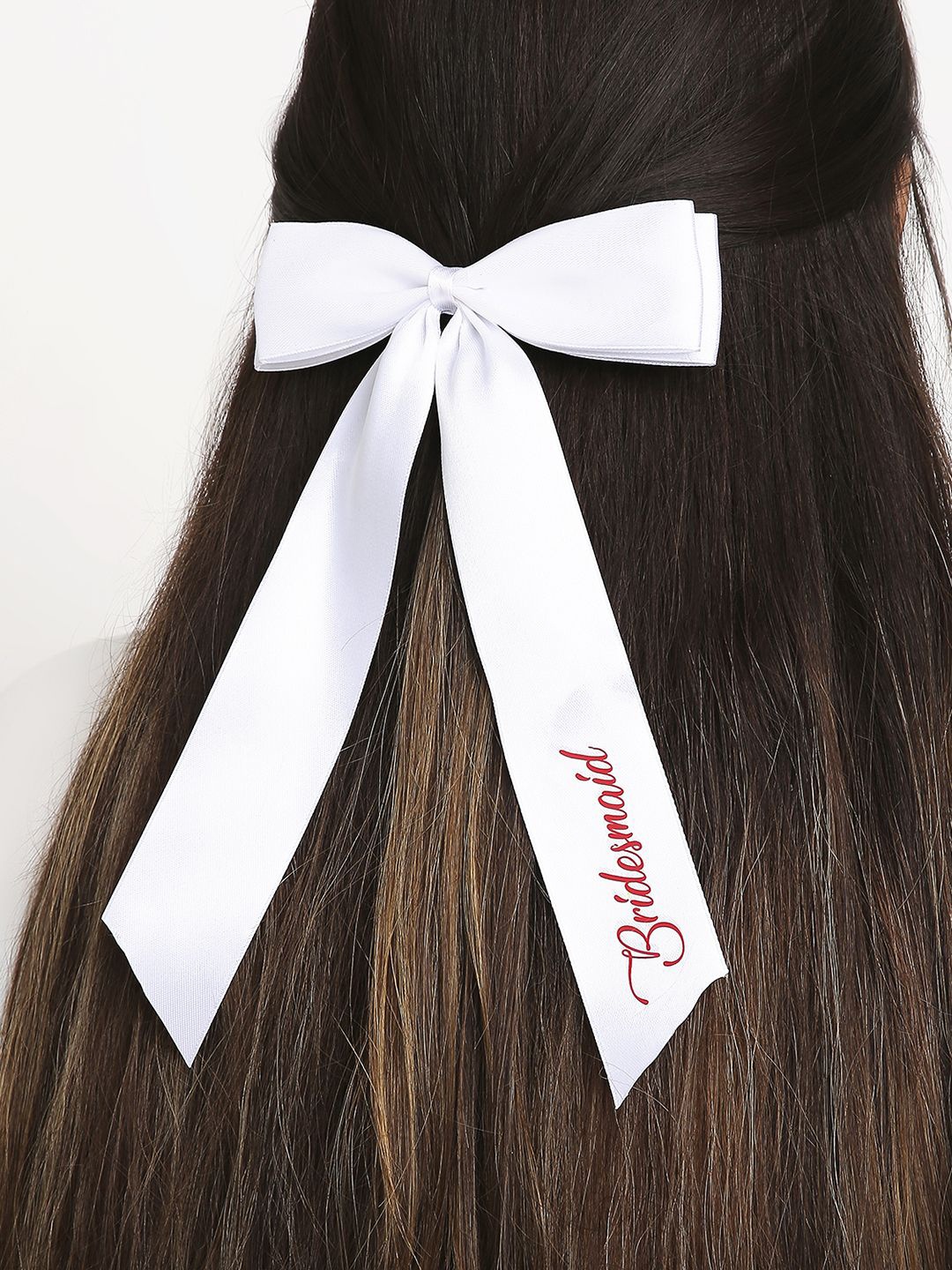 

Arendelle Women French Barrette, White