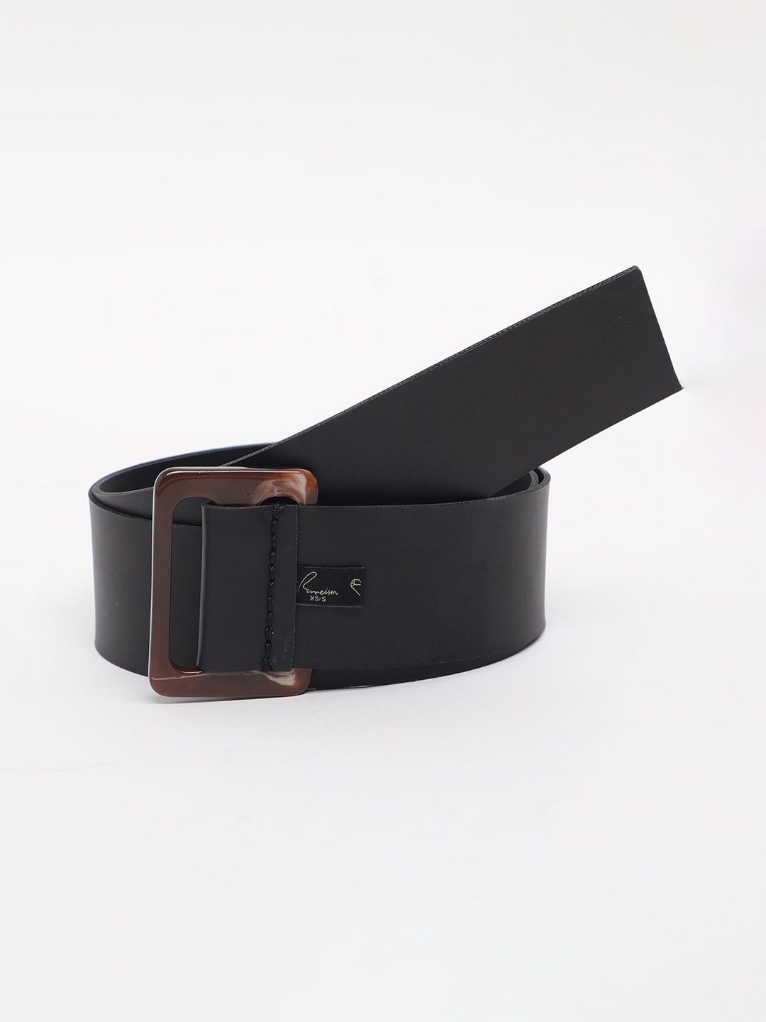 

RAREISM Women Leather Belt, Black