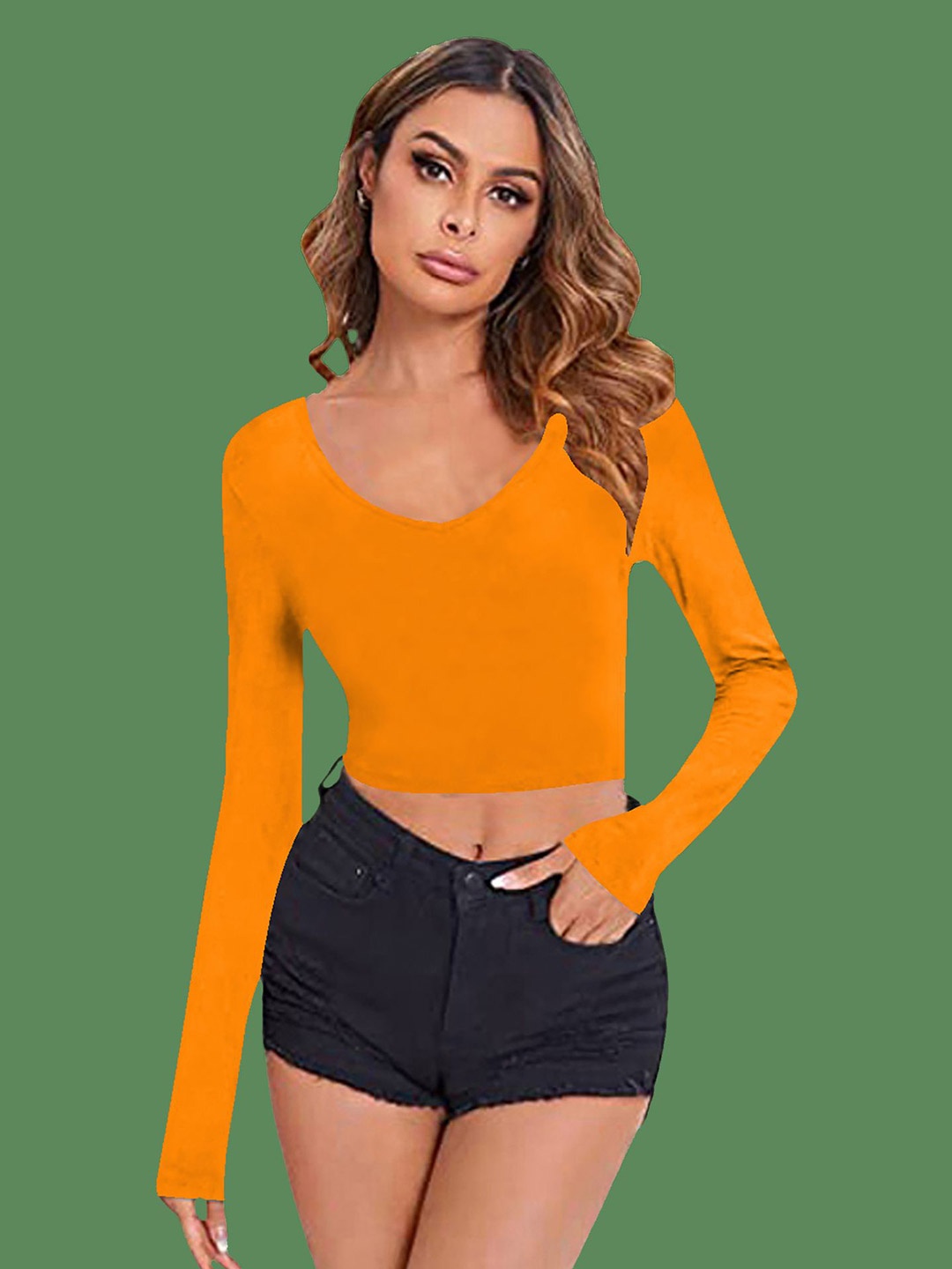 

Dream Beauty Fashion Crop Top, Yellow