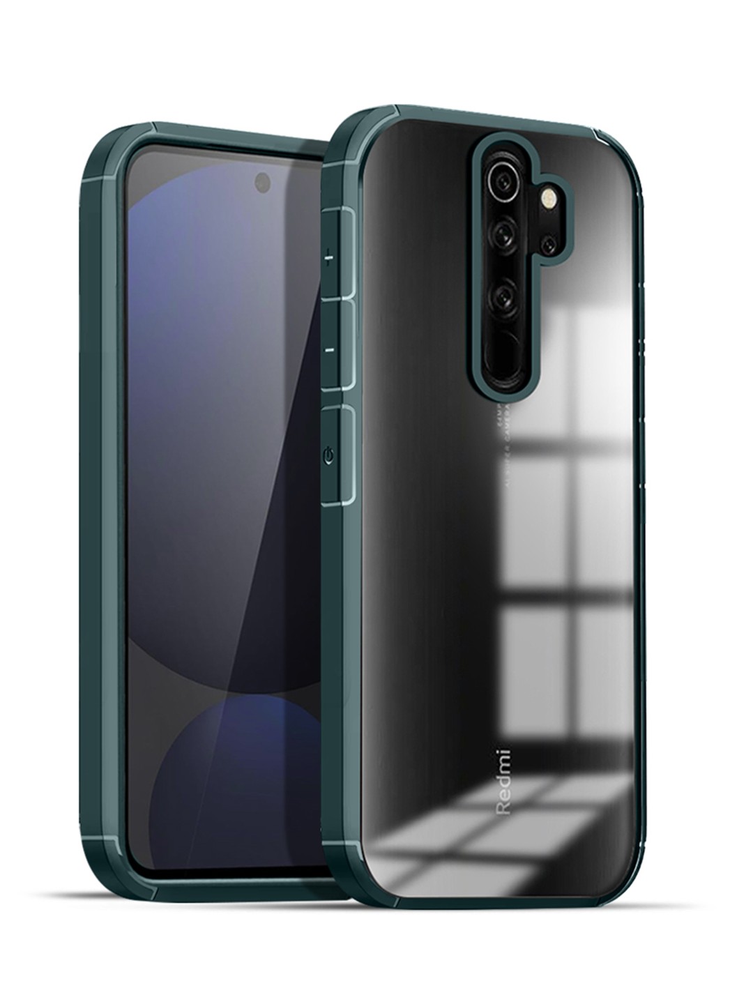 

Karwan Solid Xiaomi Redmi Note 8 Pro Shockproof Bumper Back Case, Green