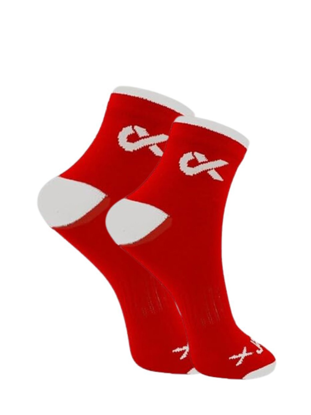 

Xjarvis Ankle-Length Socks, Red
