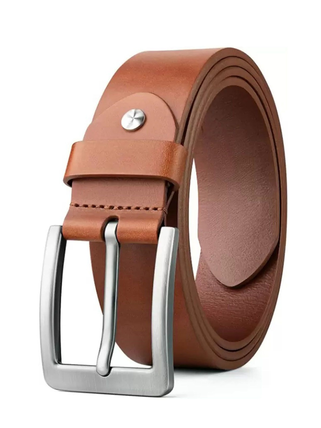 

Provogue Men Leather Formal Belt, Tan