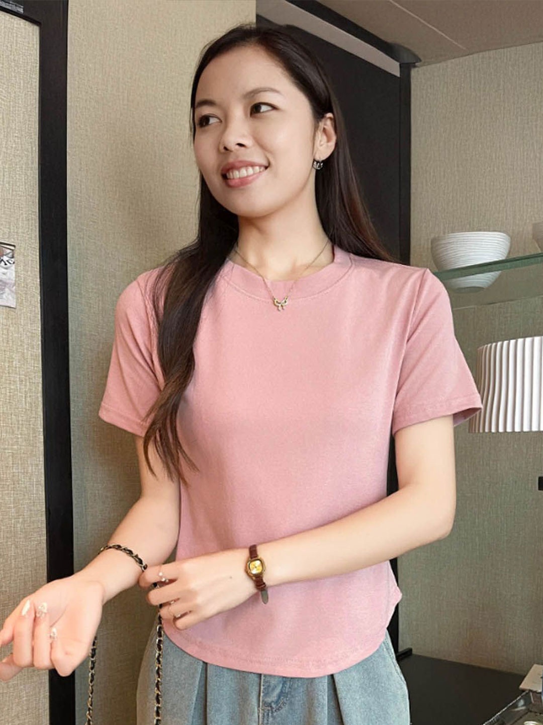 

StyleCast Top, Pink