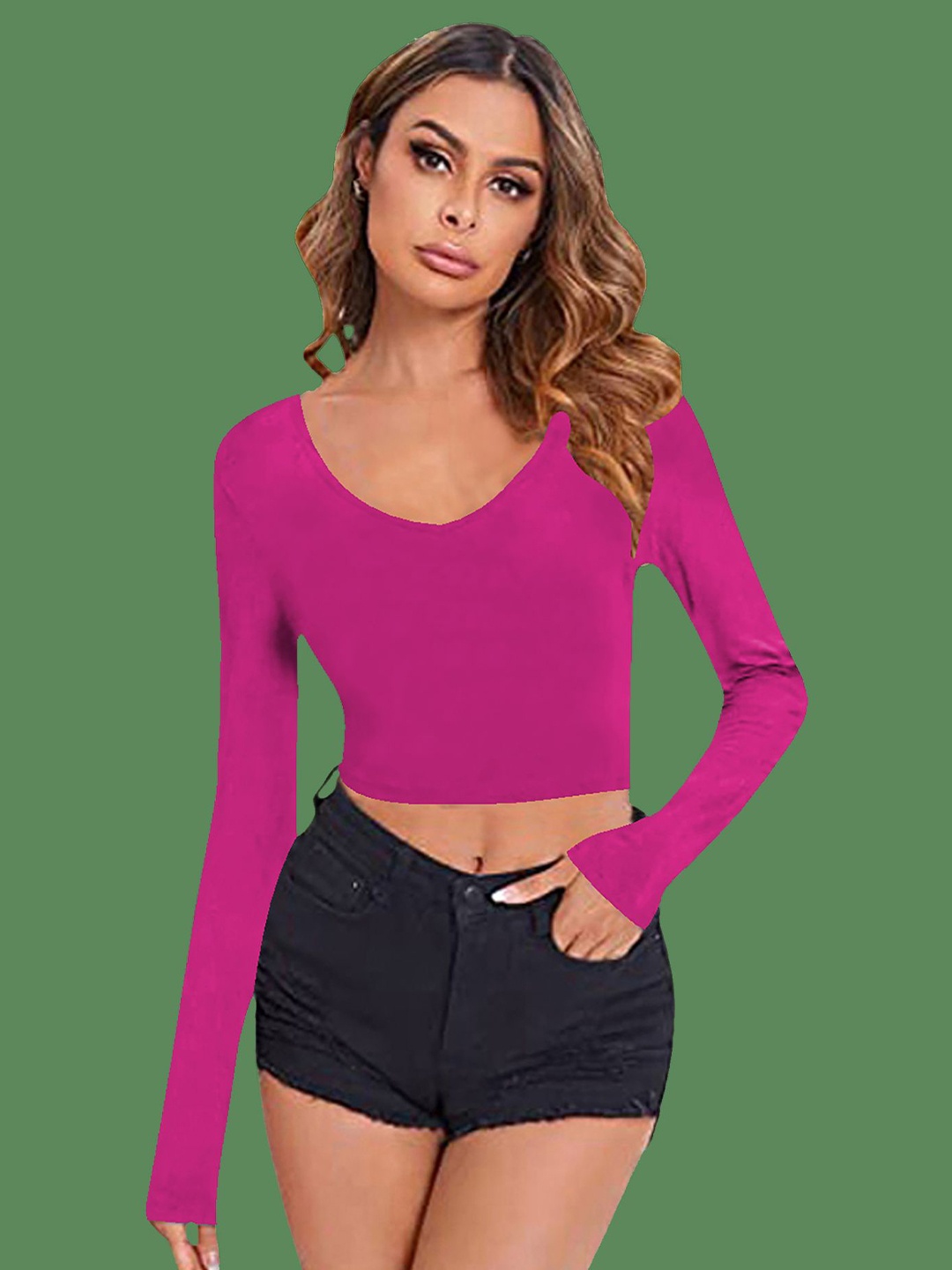 

Dream Beauty Fashion Crop Top, Pink