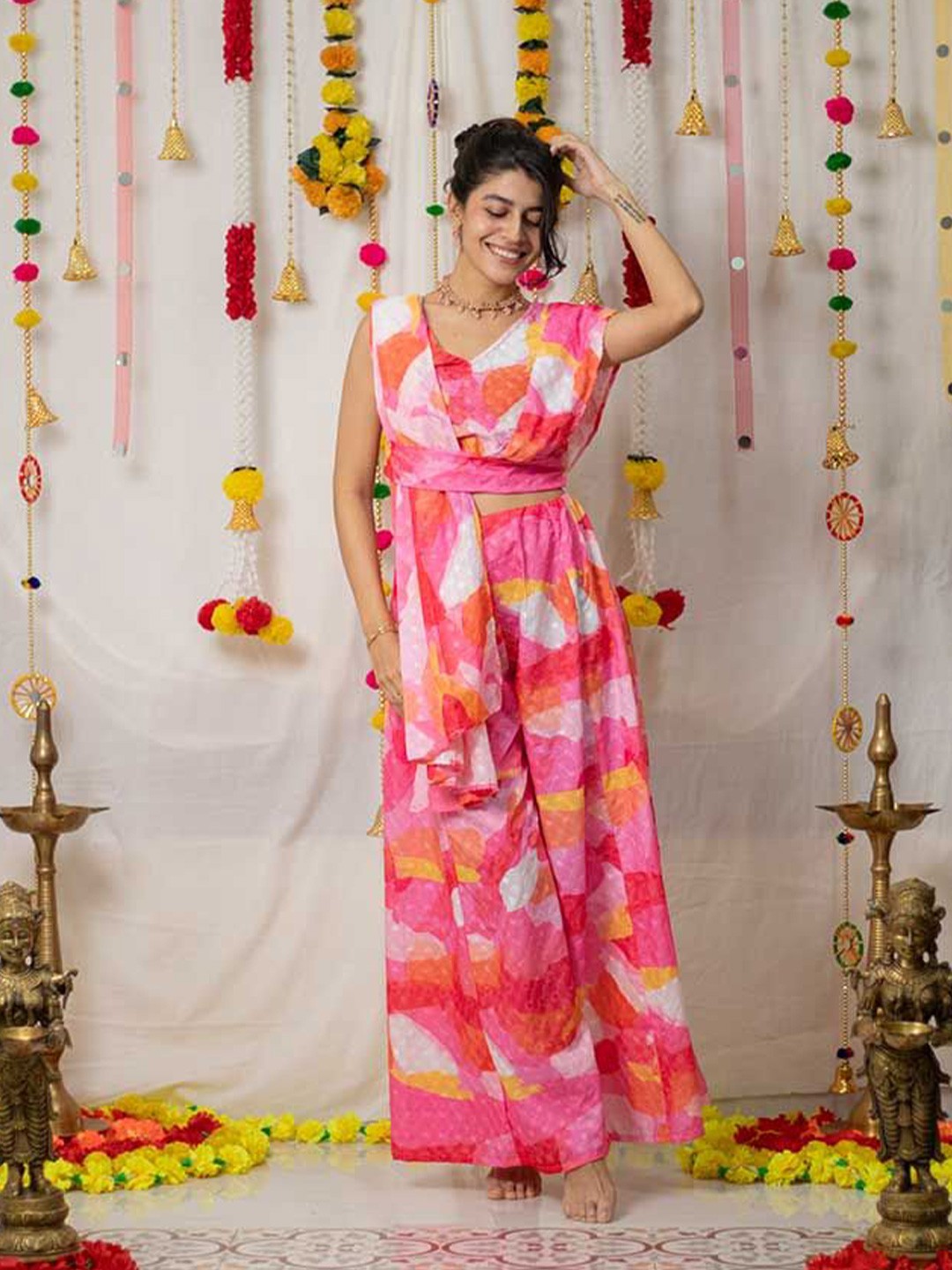 

Kmistry Floral Print Maxi Dress, Pink