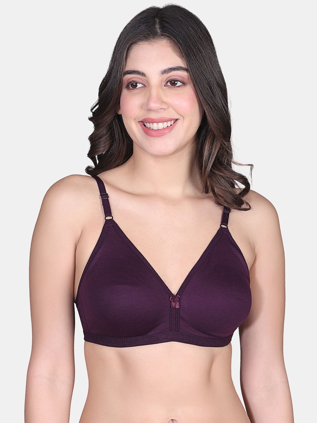 

SKDREAMS Medium Coverage Non Padded T-shirt Bra, Purple