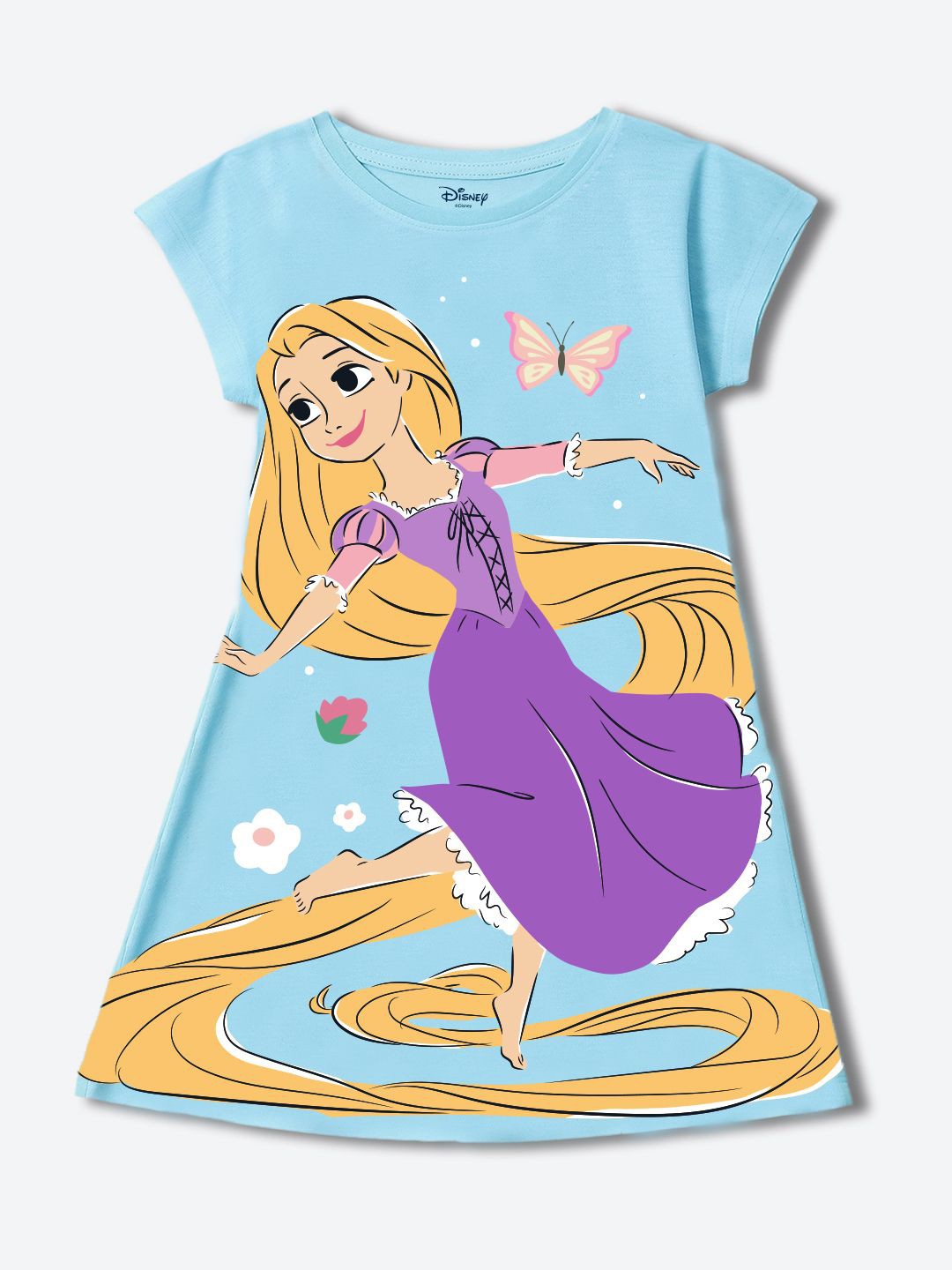 

YK Disney Print A-Line Dress, Blue
