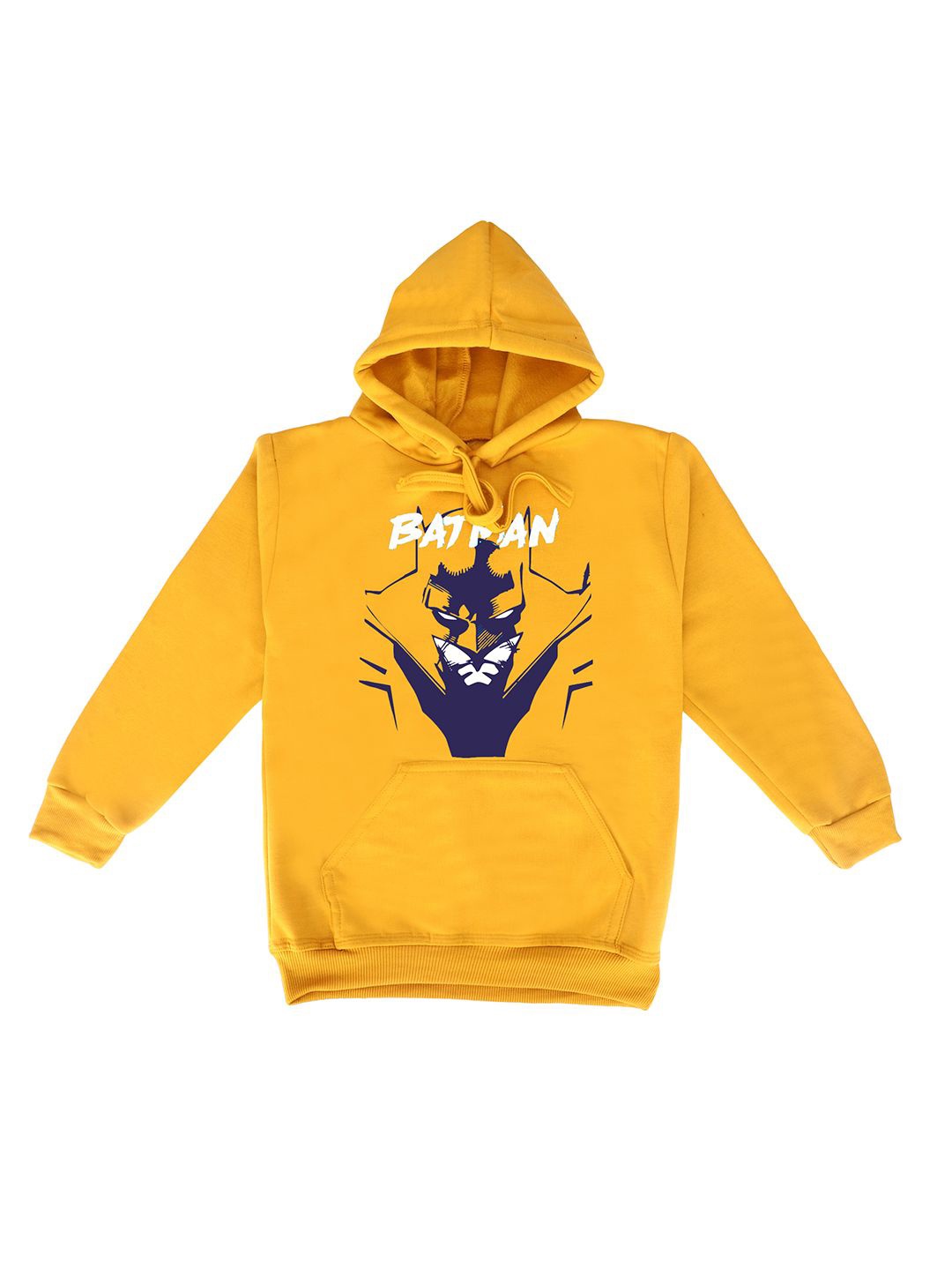

Fabvio Plus Unisex Kids Printed Hooded Sweatshirt, Yellow