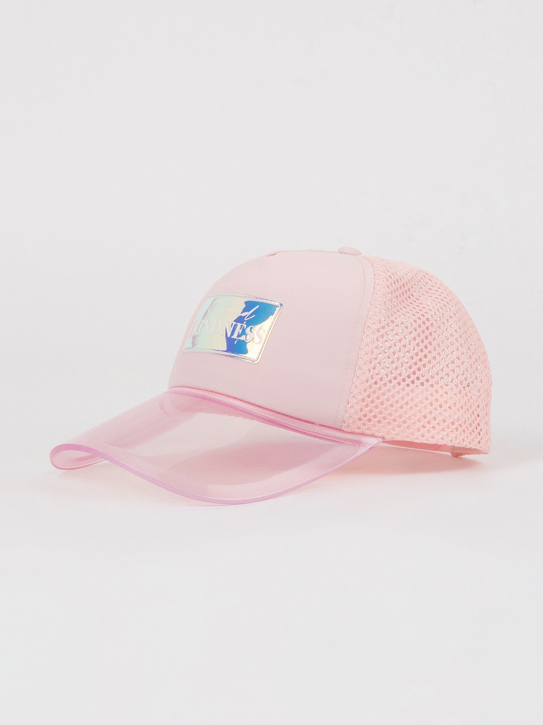 

DeFacto Women Solid Cotton Baseball Cap, Pink