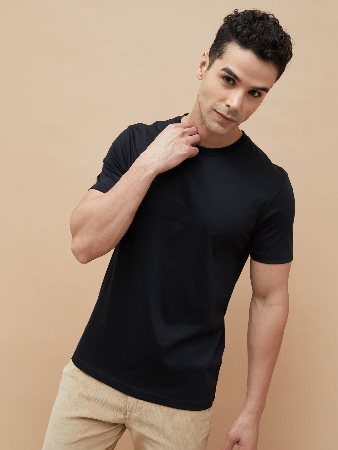 

CODE by Lifestyle Men Pockets T-shirt, Black