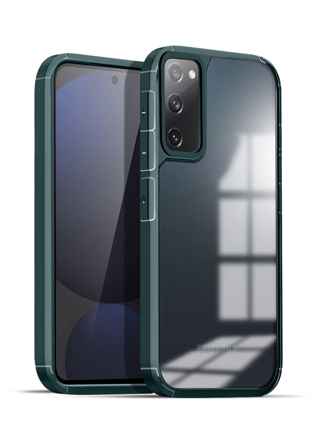 

Karwan Solid Samsung Galaxy S20 FE Polycarbonate Back Case, Green