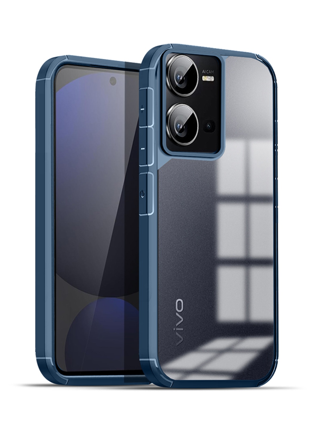 

Karwan Solid Printed Back Case Mobile Accessories, Blue