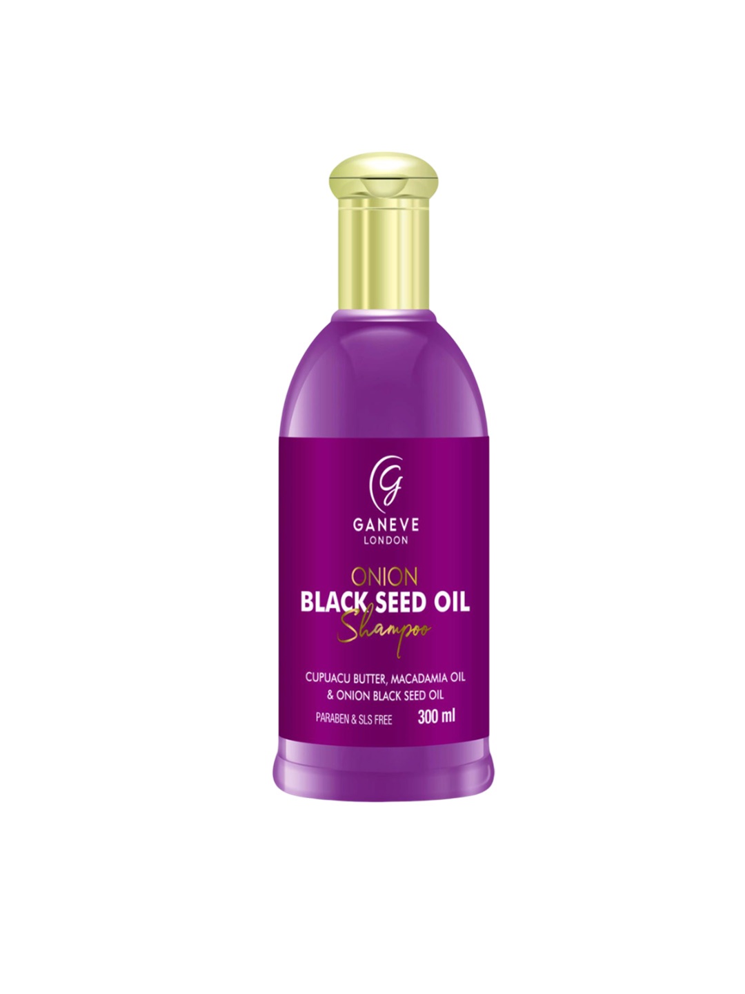 

Ganeve London Onion Black Seed Shampoo- 300 ml, Green