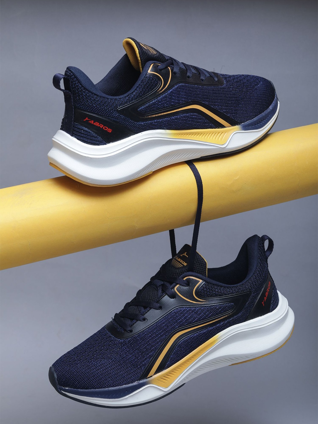 

ABROS Men HANK Mesh Running Shoes, Navy blue