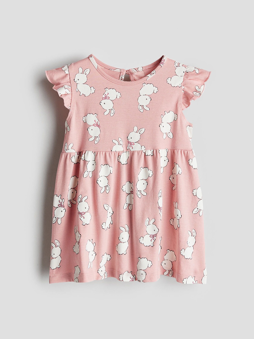 

H&M Girls Printed Cotton Dress, Pink