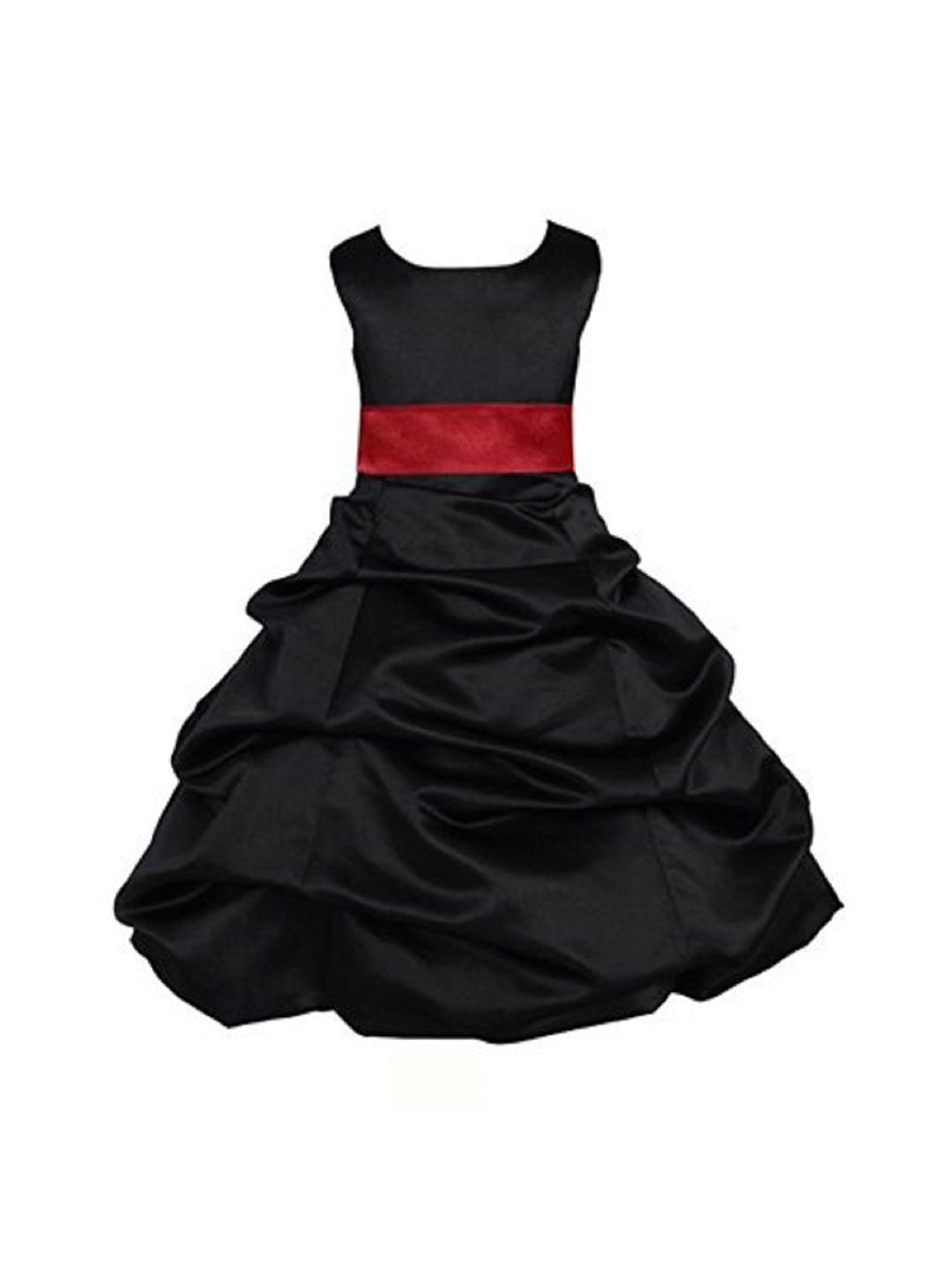 

Wow Princess Girls Satin Gown Dress, Black