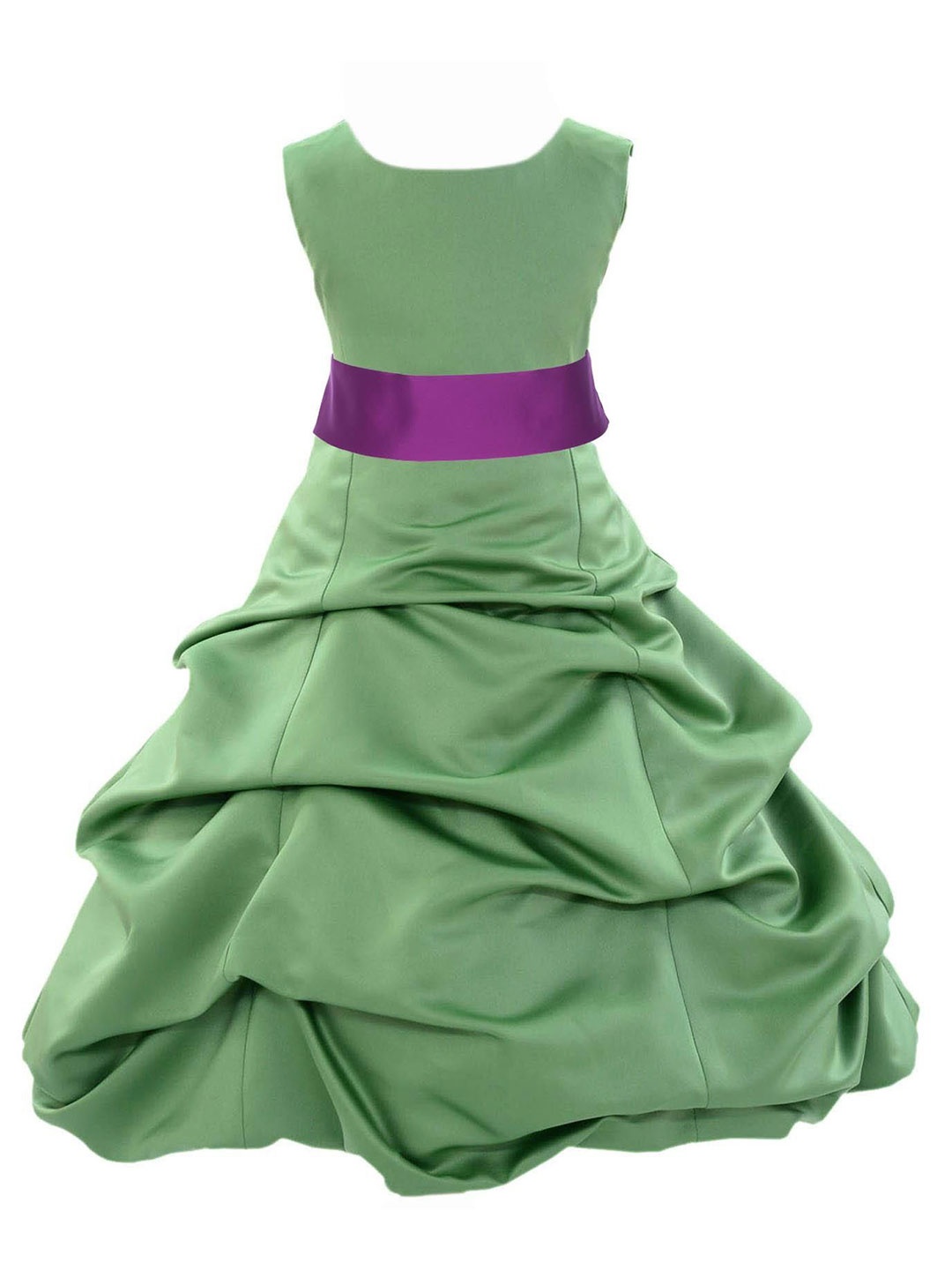 

Wow Princess Satin Balloon Dress, Green