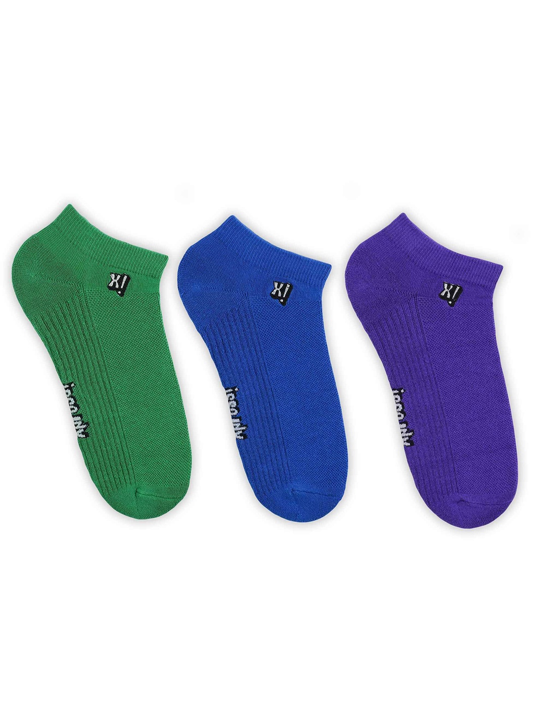 

Socksxpress Women Cotton Pack Of 3 Ankle-Length Socks, Blue