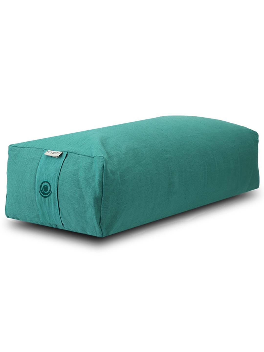 

Core Asana Sea-Green Cotton Orthopaedic Rectangular Bolster