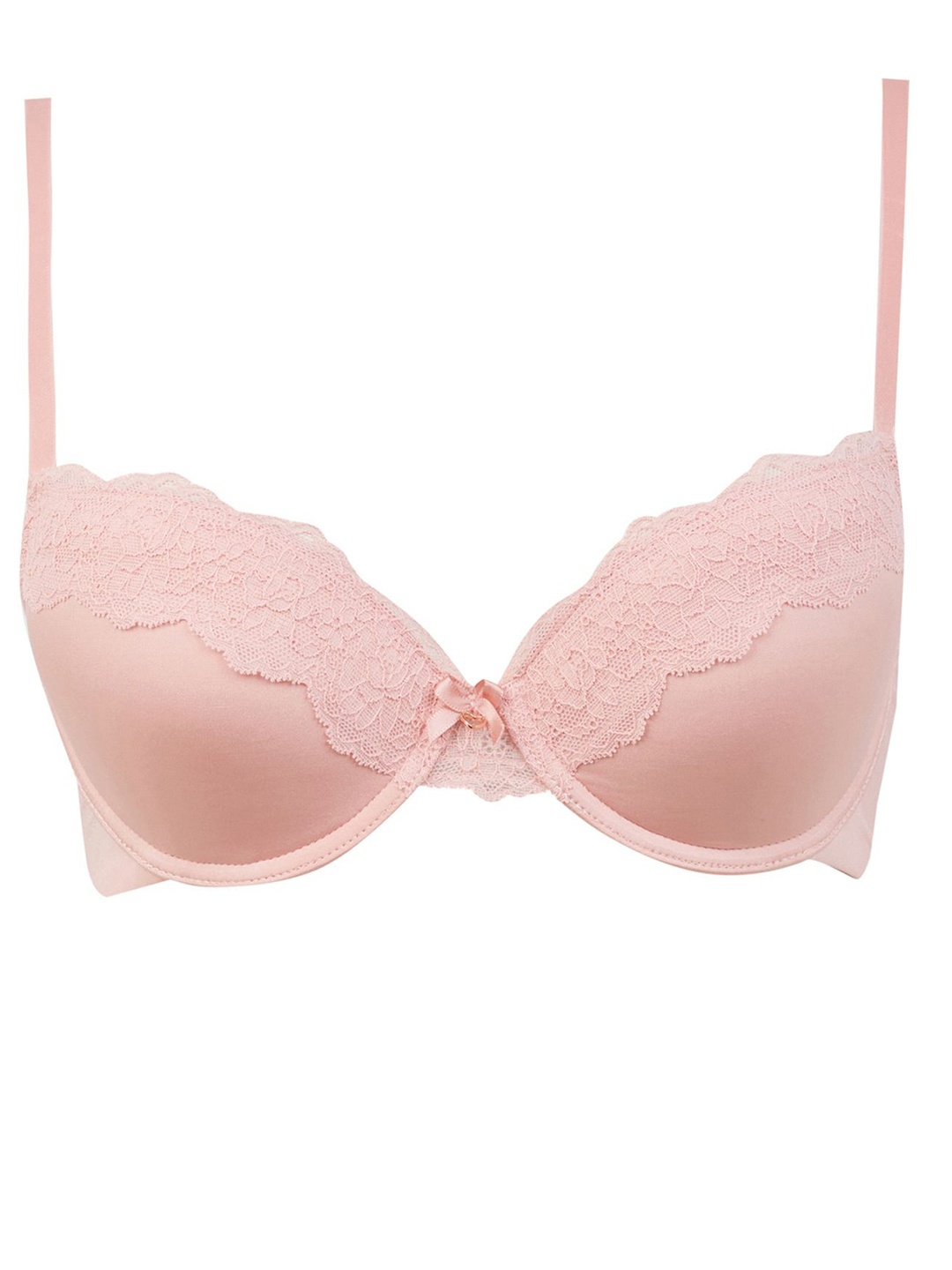 

DeFacto Floral Bra Full Coverage Lightly Padded, Pink