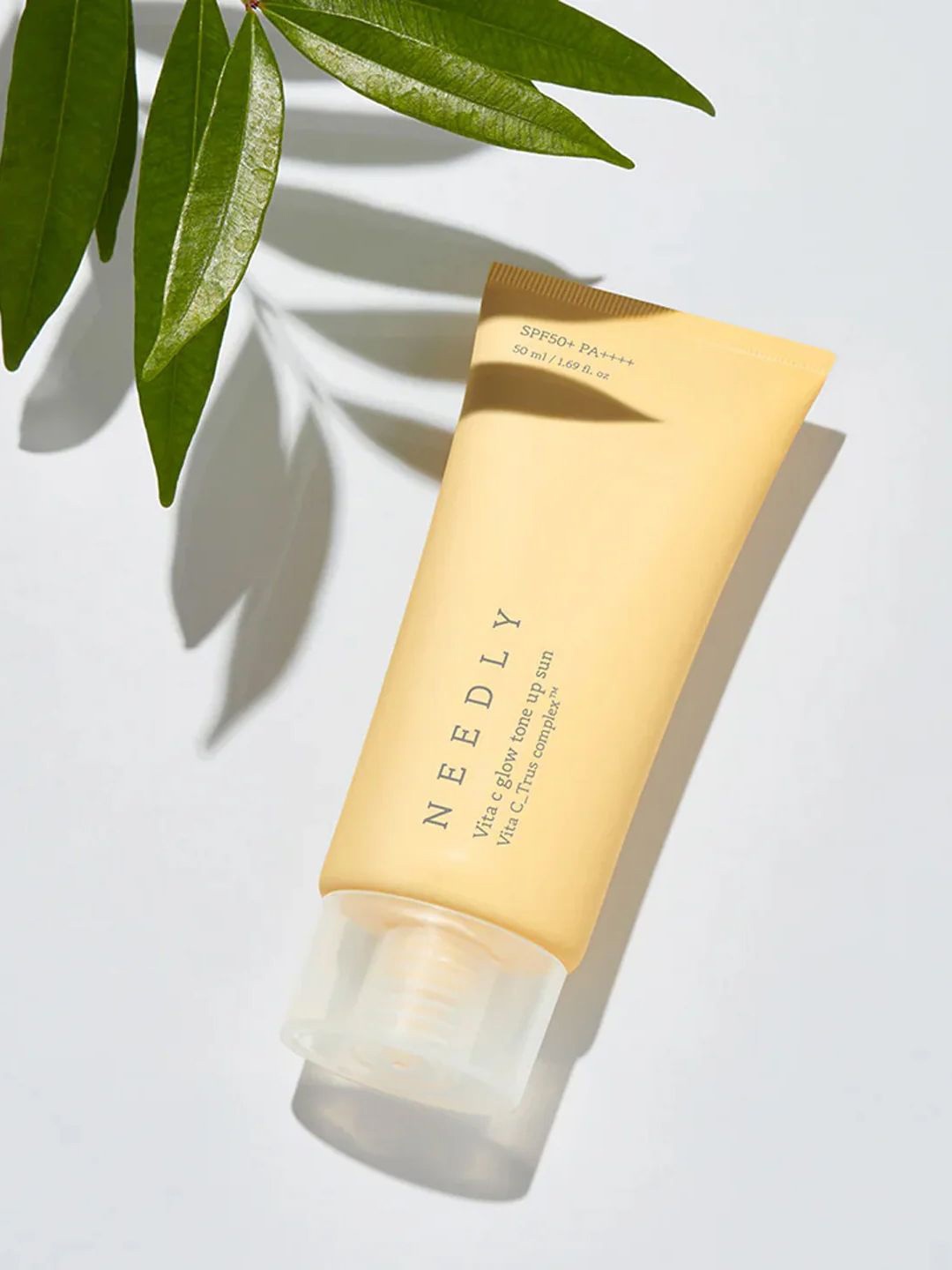 

Needly Vita C Glow Tone Up Sun SPF 50+ PA++++ Sunscreen - 50 ml, White