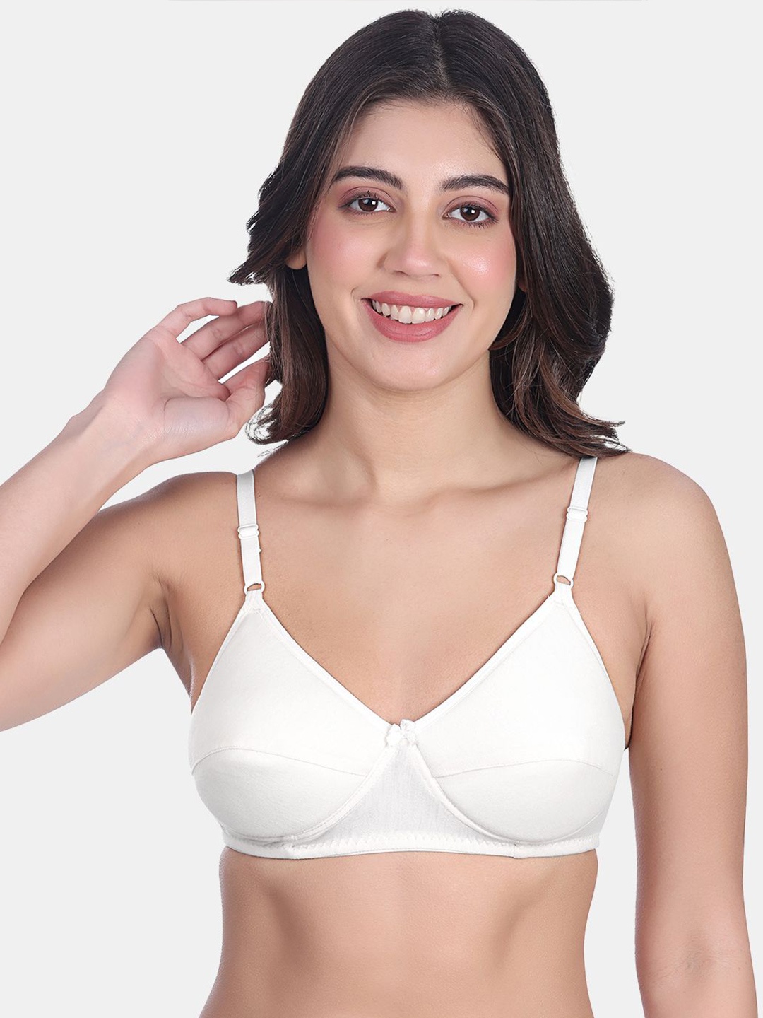 

SKDREAMS Bra Medium Coverage Heavily Padded, White