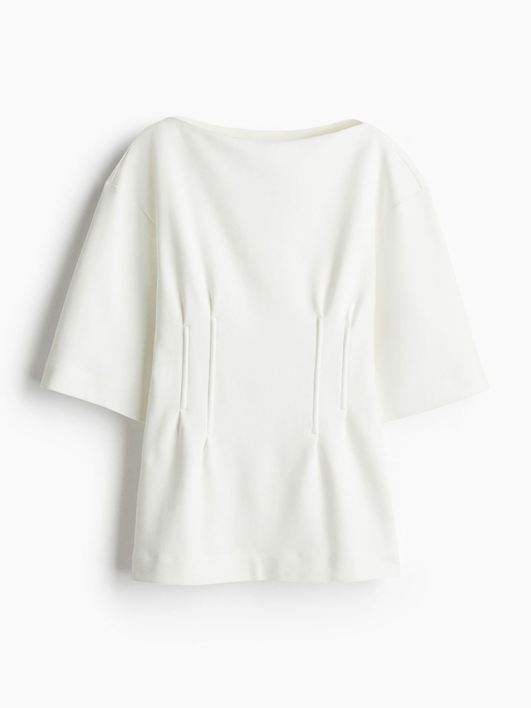 

H&M Waisted T-Shirt, White