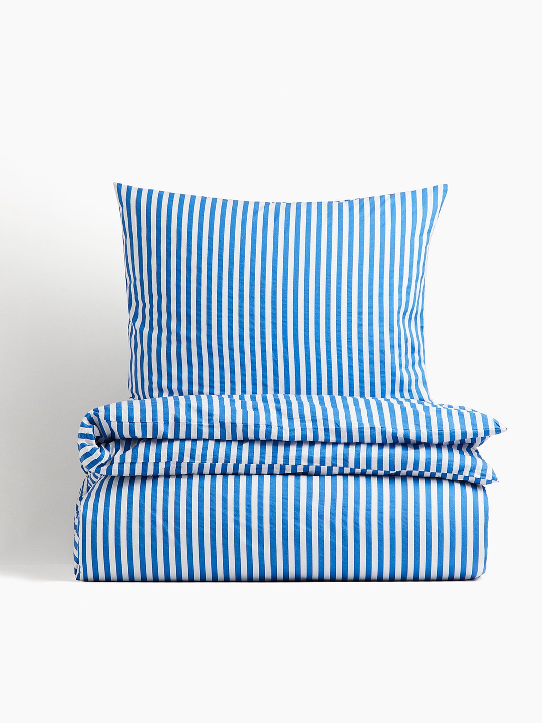 

H&M Blue Cotton Single Duvet Cover Set