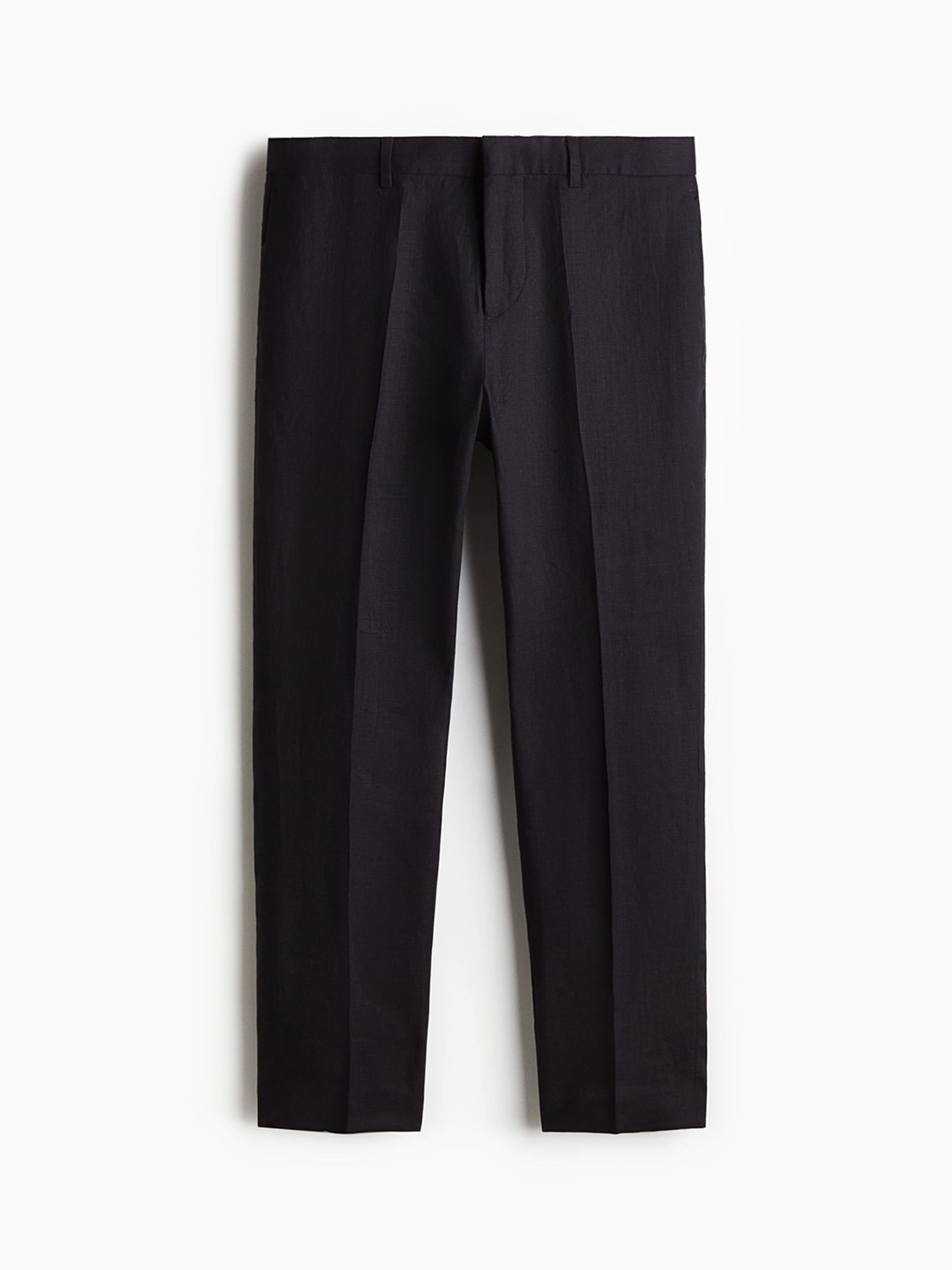 

H&M Slim Fit Linen Suit Trousers, Blue